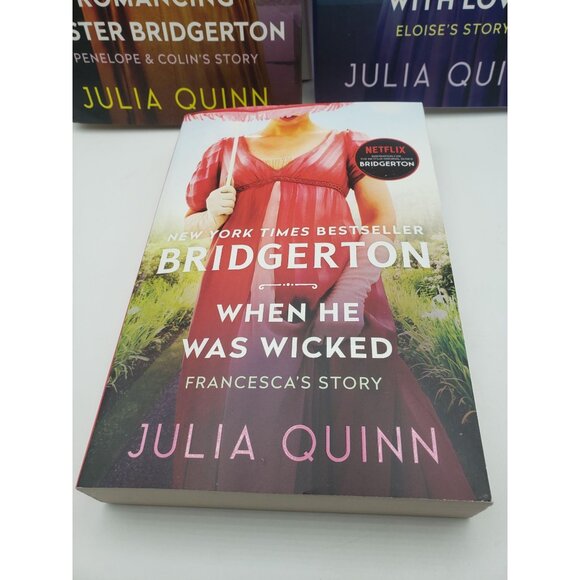 Bridgerton Books Romancing Mister Bridgerton To Sir Phillip When He Was Wicked - Picture 4 of 11